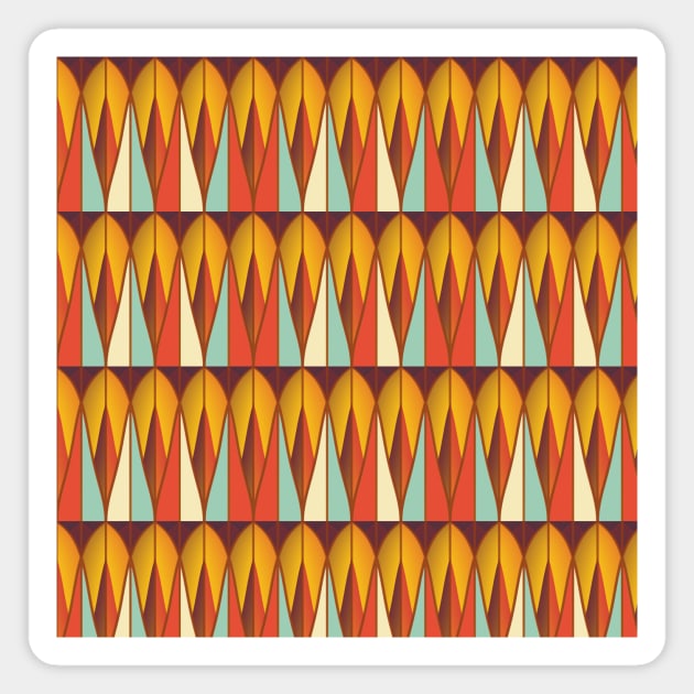 Colorful pattern Magnet by Gaspar Avila